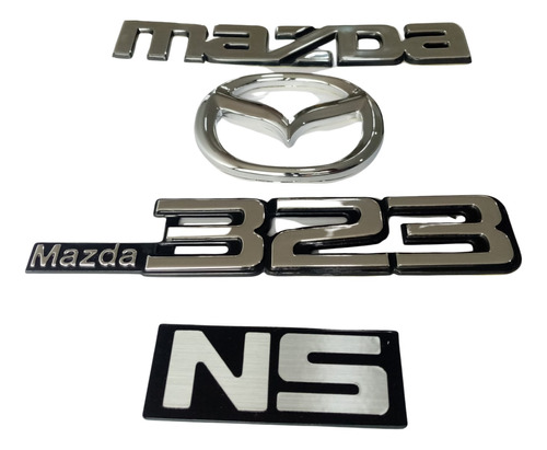 Foto de Emblemas Traseros Mazda 323 Nsautoadhesivos. 