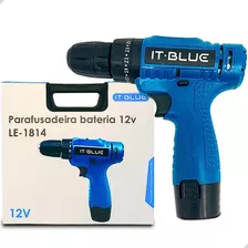 Parafusadeira Portatil 12v Luz De Led 1350rpm