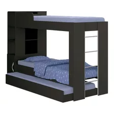 Beliche Cama Auxiliar Ditália Treliche Cm-15 Preto