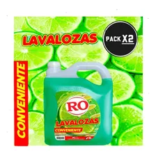 Lavalozas Liquido Concentrado Ro Pack 2u 5litros Rinde Más