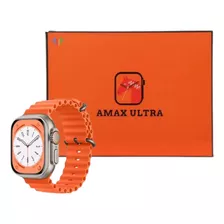 Smartwatch Amax Ultra Com 1 Pulseira Brinde (laranja)