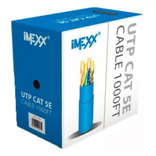 Rollo Cable Utp Imexx 305mts. Cat. 5e Gris