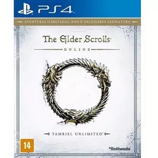 Jogo The Elder Scrolls Online Tamriel Unlimited Para Ps4