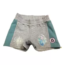 Short Rustico Frozen Reino Del Hielo Disney Original Niña 