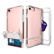 Carcasa Original Spigen Flip Armor iPhone 7 8 Rosa