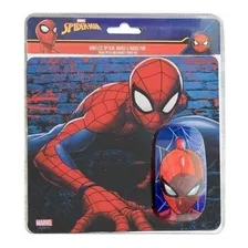 Kit Mouse Inalambrico Y Mouse Pad Spider Man 2 / Dismac