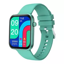 Reloj Inteligente Smartwatch Colmi P15 Deport Cardio Presion Color De La Caja Verde Color De La Correa Verde