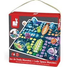 Juego De Mesa. Parchís De Monstruos Espaciales.