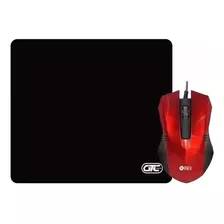 Set Mouse Optical Ibek 132 + Mouse Pad Antideslizante Gtc