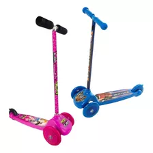 Kit 2 Patinetes Tipo Triciclo Azul E Rosa Suporta 50kg 