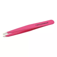 Mini Pinça Tweezerman Slant Tweezer Importada 9,5cm Pink