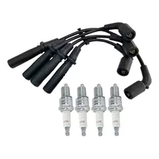 Kit Cables Bujías + Bujías Para Chevrolet Spark 1.0 Lt 04/16