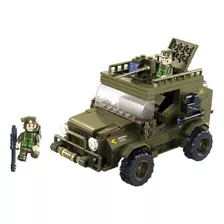 Army Jeep Block Armable 221 Piezas M38-b0299 Sluban