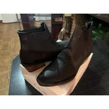 Botas De Mujer Estilo Texana Impecable Talle 38