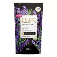 3 Sabonete Lux Botanicals Rosas Orquídea Lavanda Refil 200ml