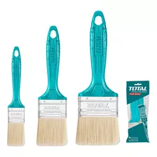 Set De Brochas 3 Piezas Total Cerdas Pantone 322c