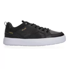 Tenis Casual Color Negro Con Cintas Para Hombre 