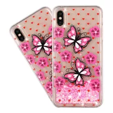 Funda Para iPhone X/xs - Mariposas Rosas