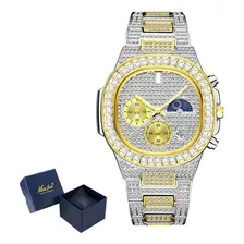 Reloj Missfox Luminous Fashion Con Diamantes En Fase Lunar
