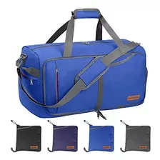 Bolso Deportivo 65l Gimnasio Viajes Canway Azul Light