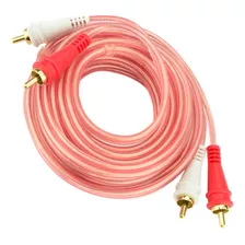 Cable Rca P Audio Auto Tunning 3,65 Mt Cobre Libre Oxígeno