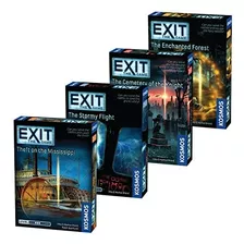 Exit: Paquete De 4 Juegos De Escape Room | Temporada 4 | Rob