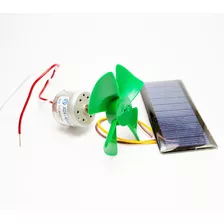 Mini Panel Solar + Pequeño Motor + Aspas Proyecto Estudiante