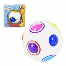 Fidget Toy Brinquedo Antistress Cubo Bola Magica Pop Bolinha Cor Branco