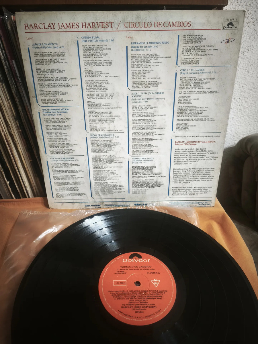 Barclay James Harvest - Ring Of Changes - vinilo 1984