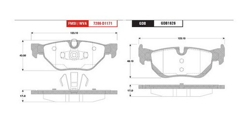 Kit Balatas D/t Low Trw 320i 2010 Cliper Brembo Foto 3