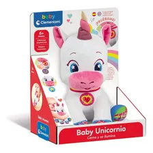 Baby Clementoni Baby Unicornio Canta Y Se Ilumina Clem55262