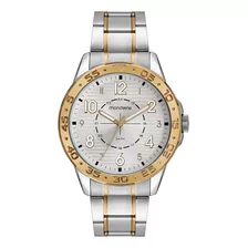 Relógio Mondaine Masculino Prata E Dourado Ref 32551gpmvbe4