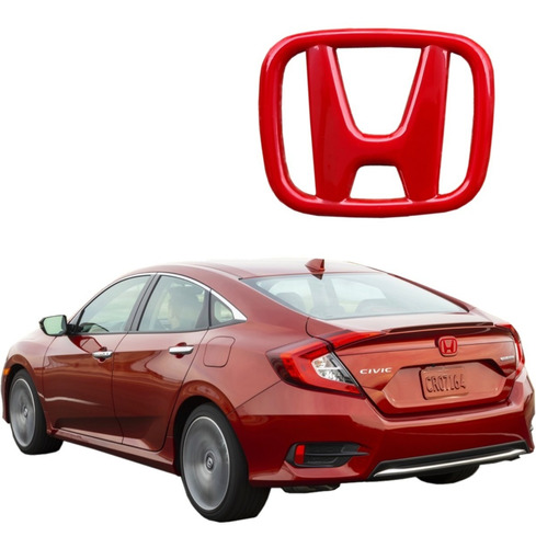 Emblema Trasero De Cajuela Honda Civic 2016 A 2021 Foto 4