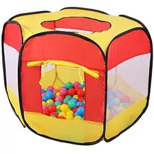 Pelotero 90 X 90 X 70 Cm Portatil Incluye 100 Pelotas