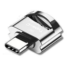 Adaptador Leitor Cartão Micro Sd Ou Tf Para Conector Tipo C 