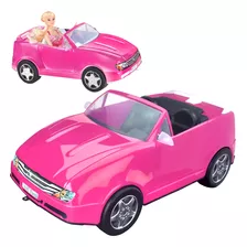 Carro De Boneca Infantil Rosa Fashion Conversível Apolo