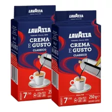 Café Molido Lavazza Crema E Gusto Classico 250 Gr. Pack X2