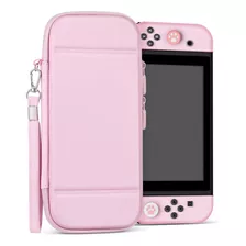 Estuche De Transporte Tnp Para Nintendo Switch, Rosa - Estuc