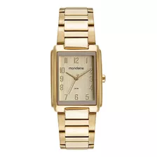 Relógio Mondaine Feminino Dourado - Aço, Analógico, 30m Àgua