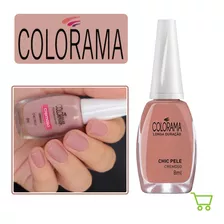 Esmalte De Uñas Colorama Chic Nude Manicure Skin, 8 Ml, Con 2 Unidades De Color Chick Pele