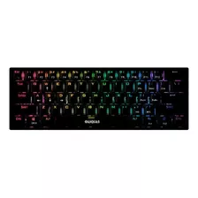 Teclado Mecânico Gamer Gamdias Hermes E3 Rgb Switch Brown Pt Idioma Us Inglês Cor De Teclado Preto