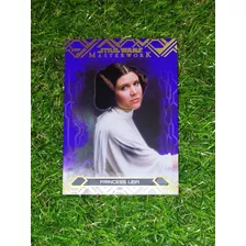 Cv Princesa Leia Numerada /50 Topps Star Wars Masterwork