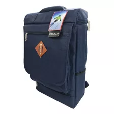 Mochila Portanotebook Lona C/tapa Tipo Valija - Aconcagua