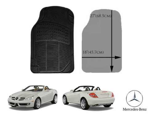 Tapetes Uso Rudo Mercedes Benz Slk200 2012 Rubber Black Foto 2