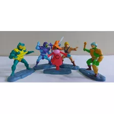 Boneco Mestres Do Universo - 5 Itens Coleção He-man 6cm