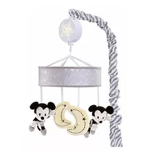 Disney Baby Mickey Mouse Grayyellow Musical Cuna Movil Para