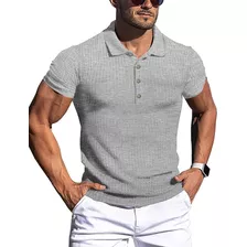 Playera Hombre Polo Casual Calidad Moda Elástico