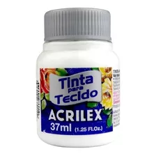 Tinta Para Tecido Acrilex Fosca 37ml - Branco