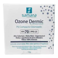 Samana Ozone Dermic Pó Compacto Fps70 Natural 12g 