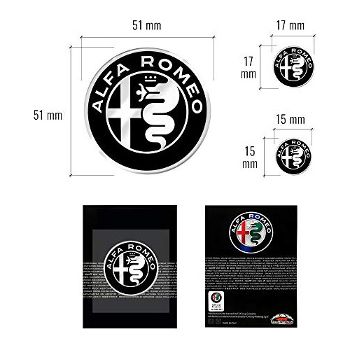 Kit Adhesivos 4r Quattroerre Alfa Romeo 3 Interior Logo... Foto 3